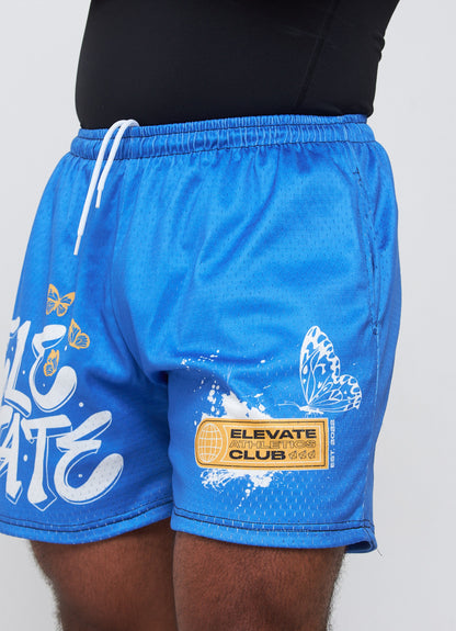 ATHLETICS CLUB 5" MESH SHORTS - SKY BLUE