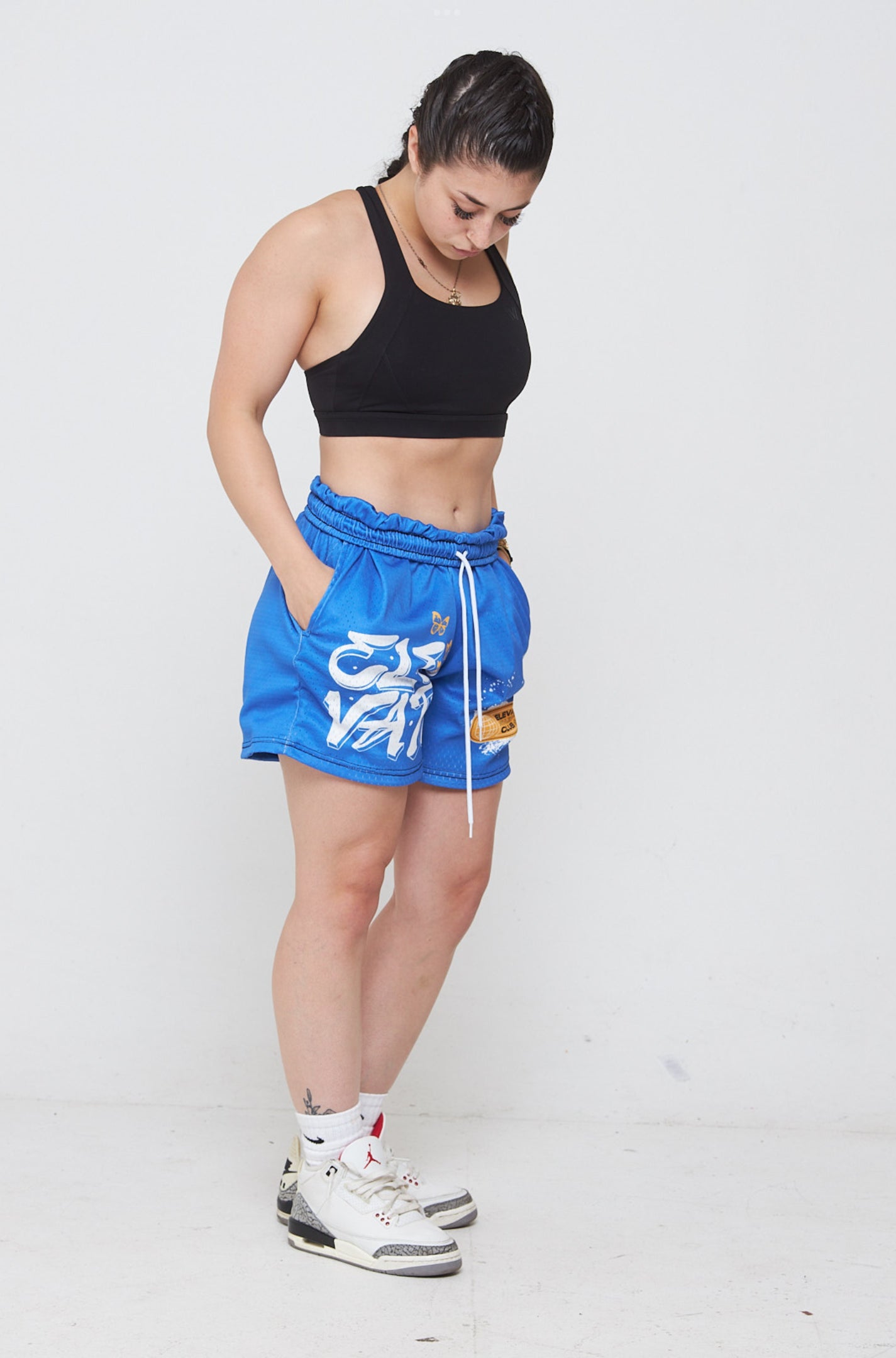 ATHLETICS CLUB 5" MESH SHORTS - SKY BLUE