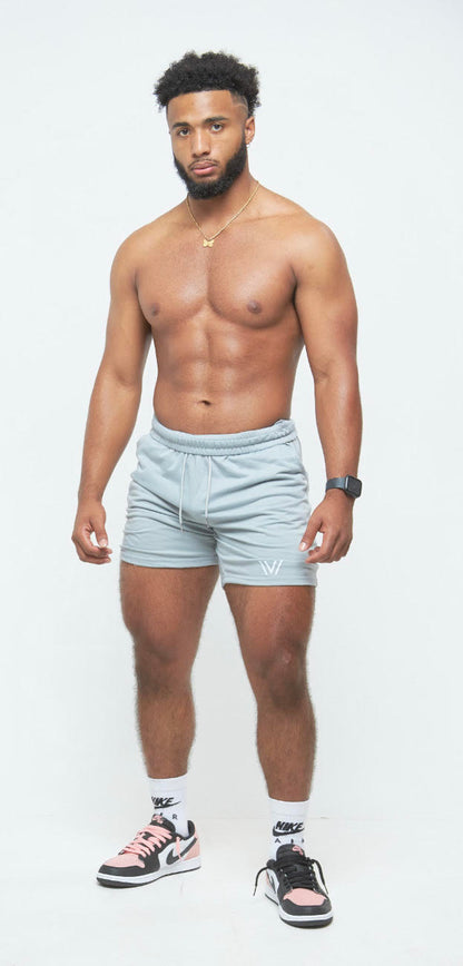 MEN'S ESSENTIAL TRAINING SHORTS - ASH GRAY